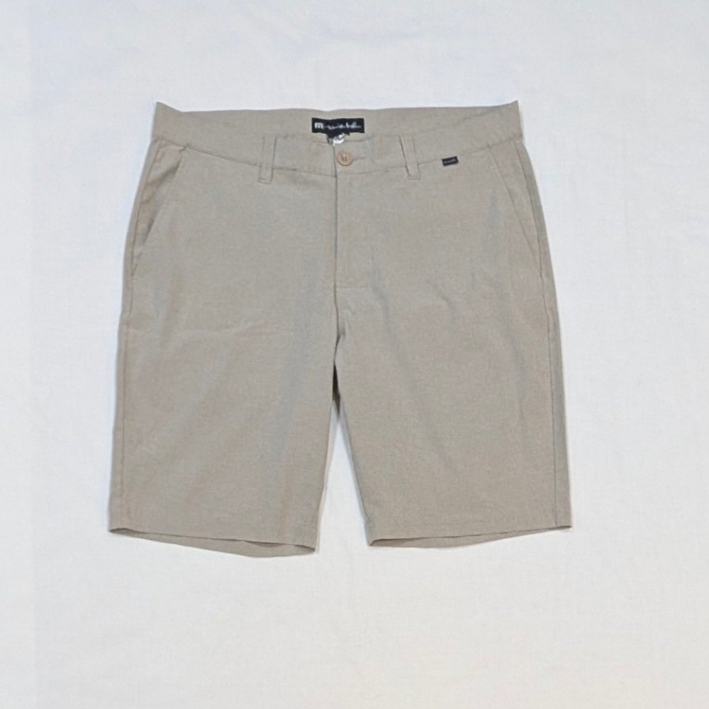 Travis Mathew Beck Shorts Men's 36 Khaki Tan Golf Lifestyle